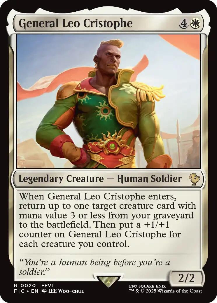 Image for General Leo Cristophe (20) (FINAL FANTASY) - Magic: The Gathering