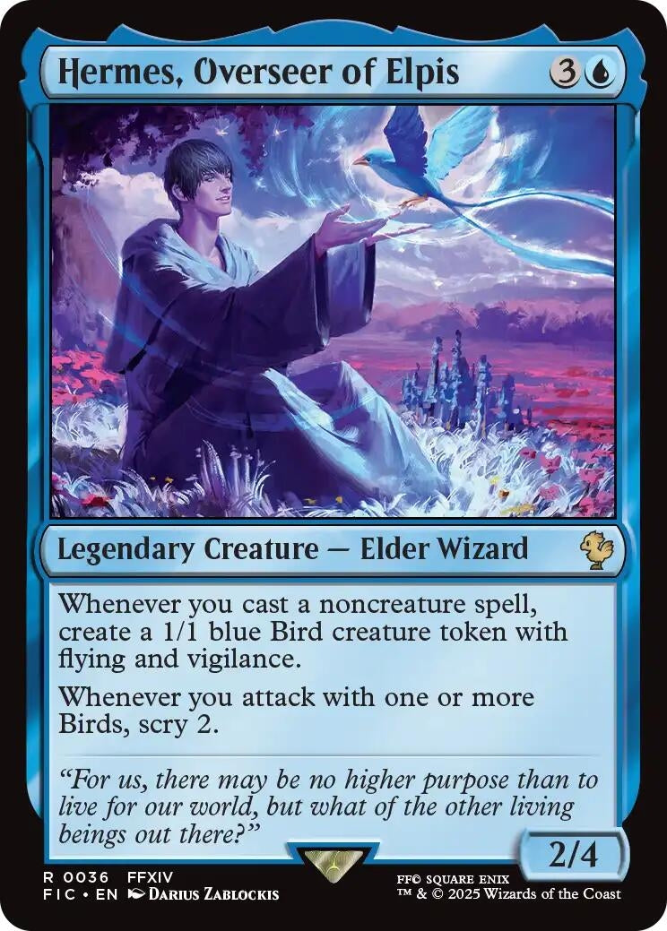 Image for Hermes, Overseer of Elpis (36) (FINAL FANTASY) - Magic: The Gathering