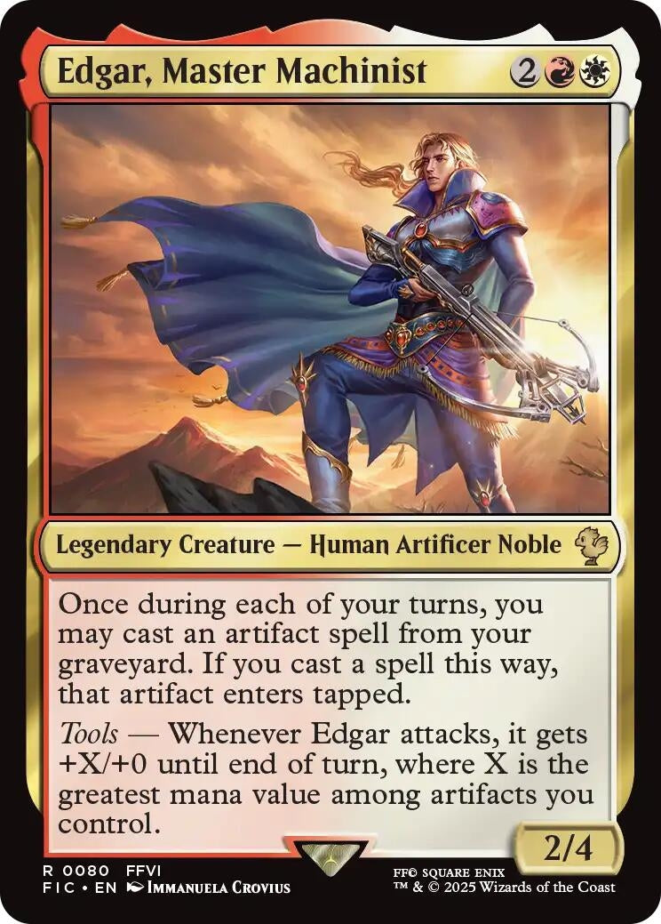 Image for Edgar, Master Machinist (80) (FINAL FANTASY) - Magic: The Gathering