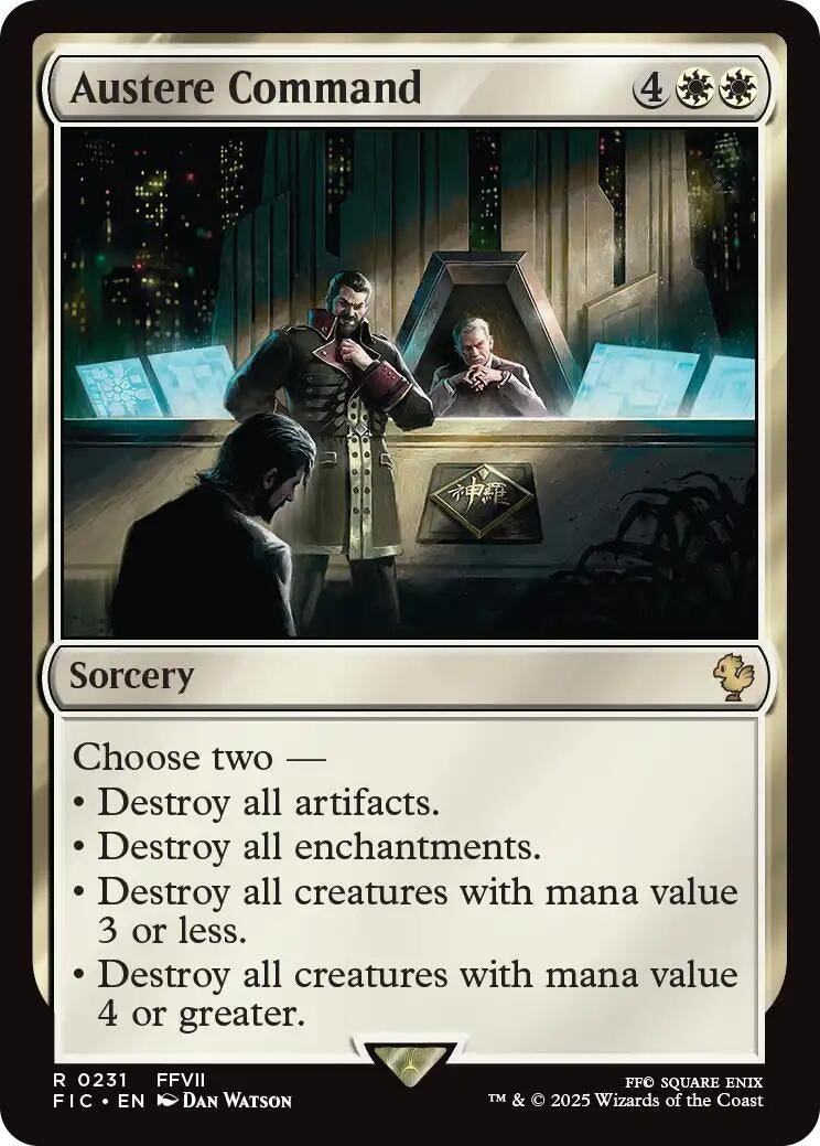 Image for Austere Command (231) (FINAL FANTASY) - Magic: The Gathering