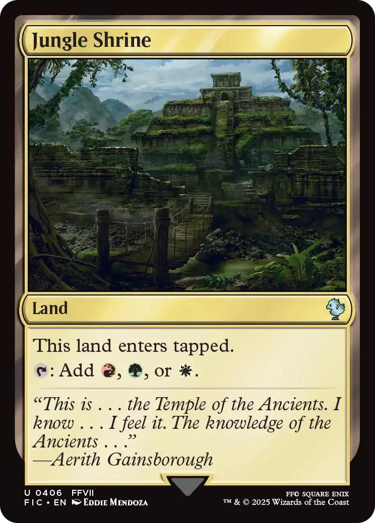 Image for Jungle Shrine (406) (FINAL FANTASY) - Magic: The Gathering