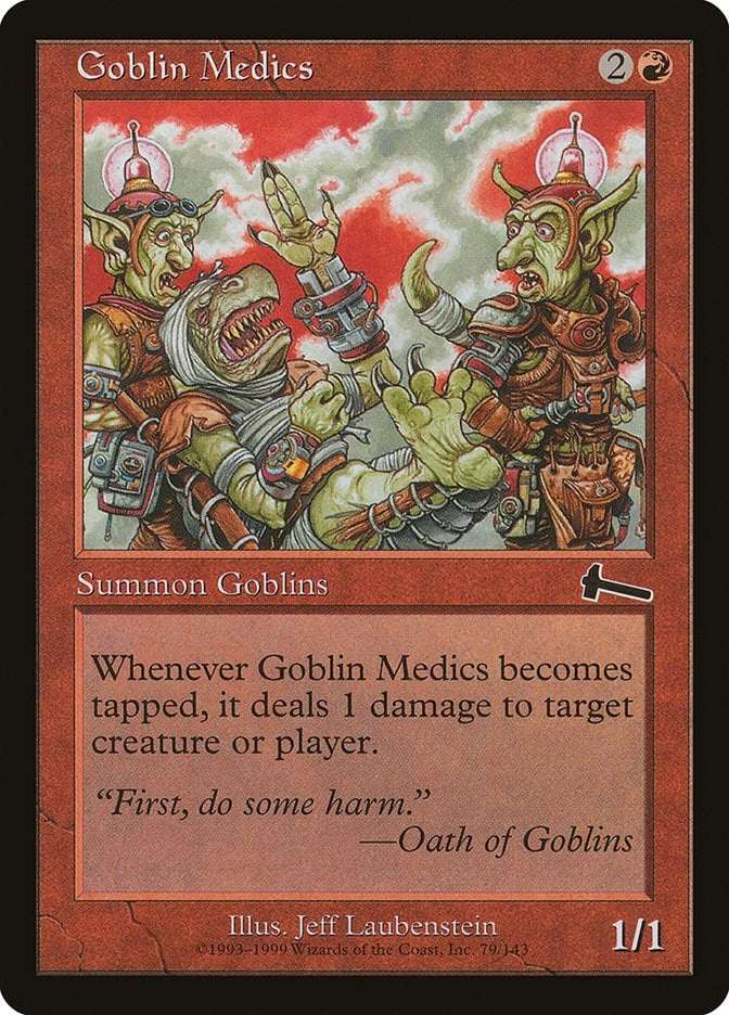 Image for Goblin Medics (79) (Urza's Legacy) - Magic: The Gathering