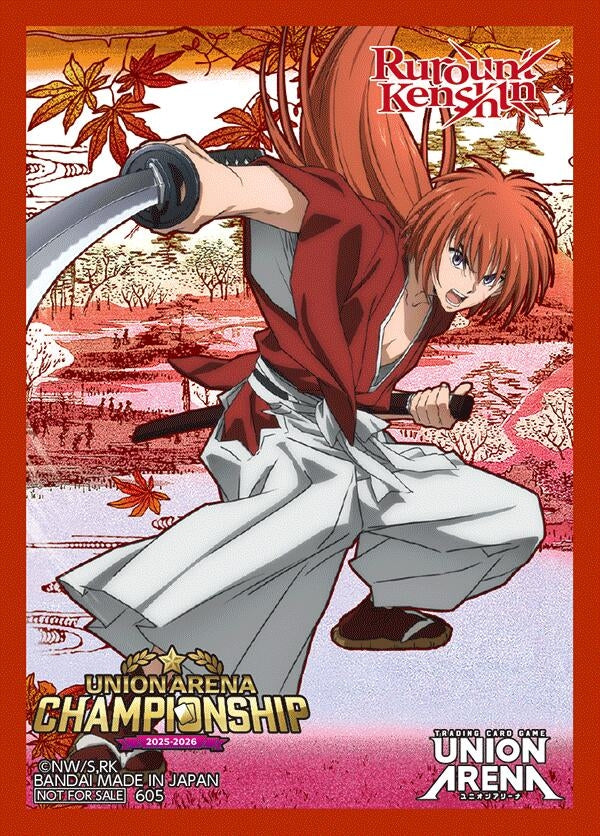 Image for Union Arena Regionals 25-26 AP Card Sleeves - Rurouni Kenshin (3-Pack) - Card Sleeves