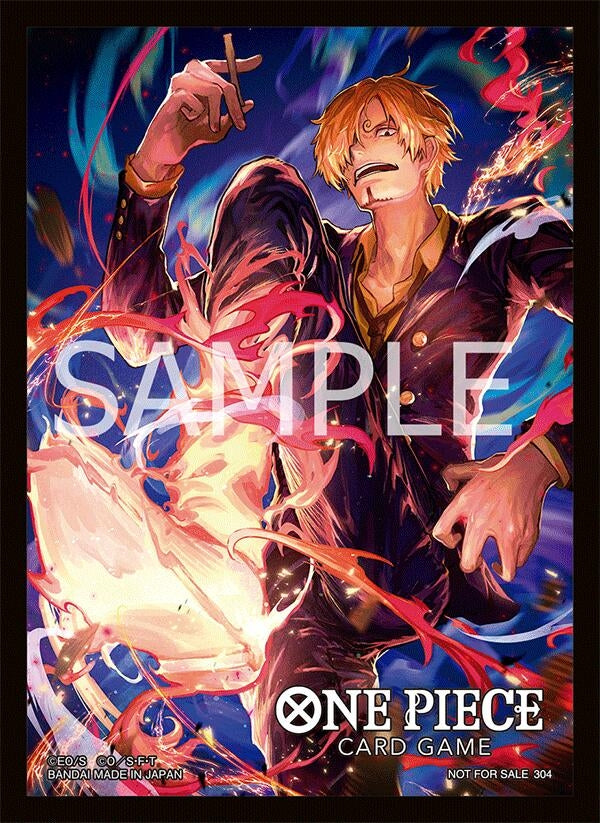 Image for One Piece Card Game Official Sleeves - Sanji (10-Pack) - Card Sleeves