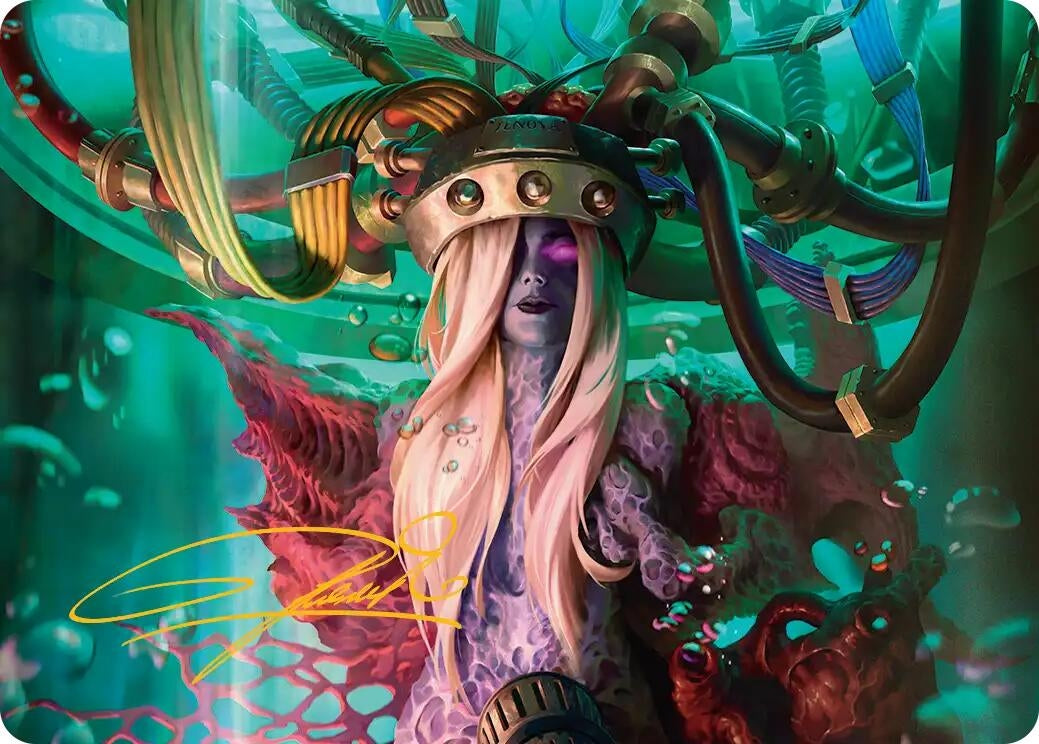 Image for Jenova, Ancient Calamity Art Card (Gold-Stamped Signature) (14) (FINAL FANTASY) - Magic: The Gathering