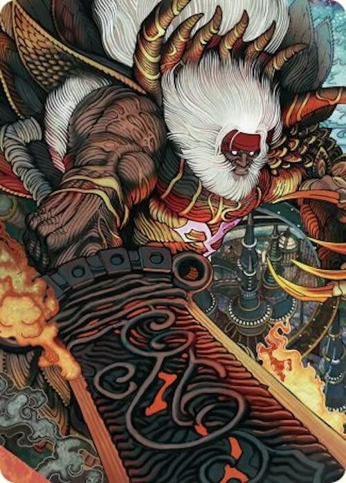 Image for Braska's Final Aeon Art Card (39) (FINAL FANTASY) - Magic: The Gathering