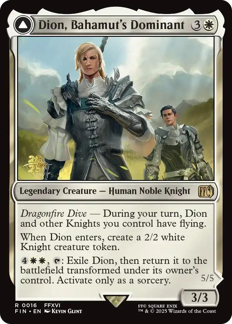 Image for Dion, Bahamut's Dominant (16) (Prerelease Cards) - Magic: The Gathering