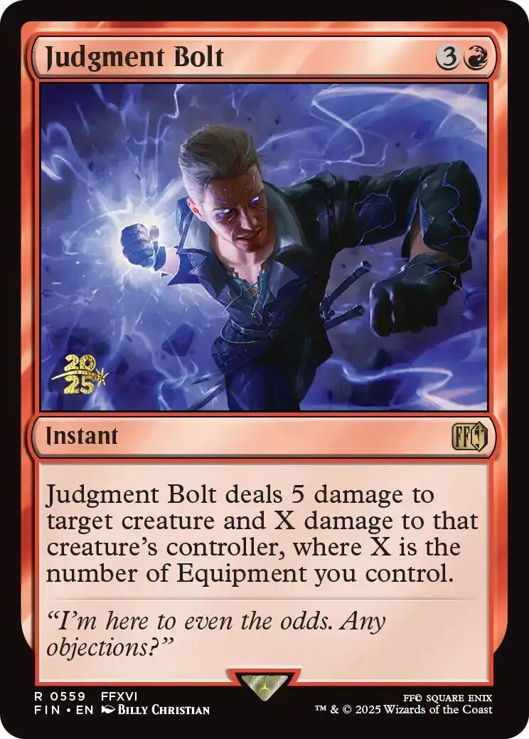 Image for Judgment Bolt (559) (Prerelease Cards) - Magic: The Gathering