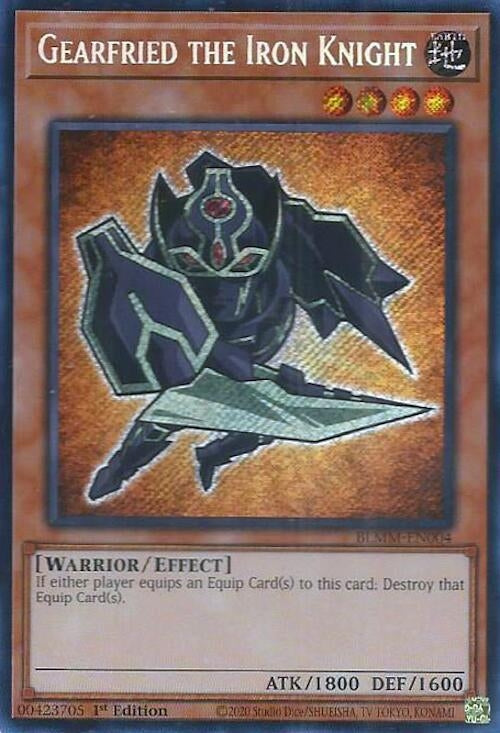 Image for Gearfried the Iron Knight (BLMM-EN004) (BLMM) - YuGiOh