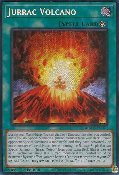Image for Jurrac Volcano (BLMM-EN019) (BLMM) - YuGiOh
