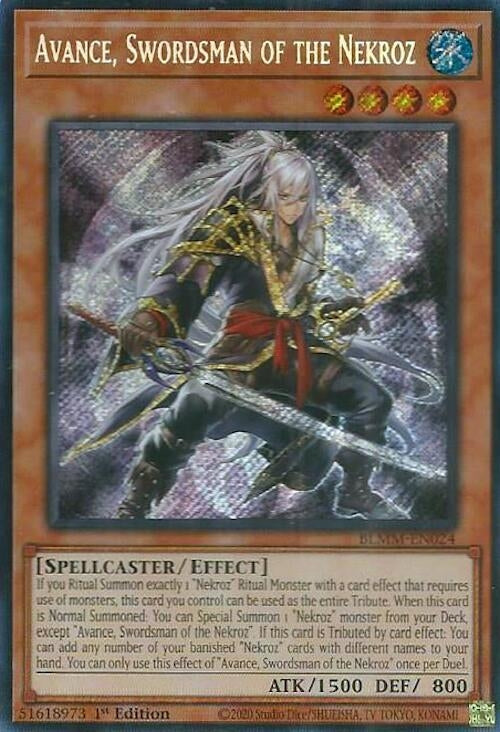 Image for Avance, Swordsman of the Nekroz (BLMM-EN024) (BLMM) - YuGiOh