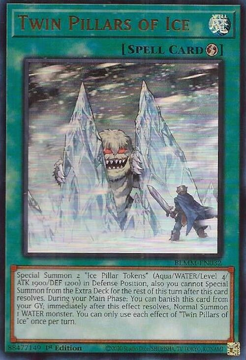Image for Twin Pillars of Ice (BLMM-EN032) (BLMM) - YuGiOh