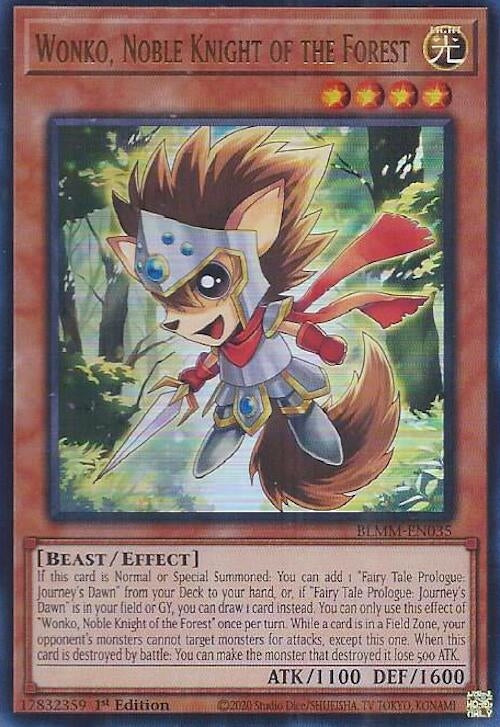 Image for Wonko, Noble Knight of the Forest (BLMM-EN035) (BLMM) - YuGiOh