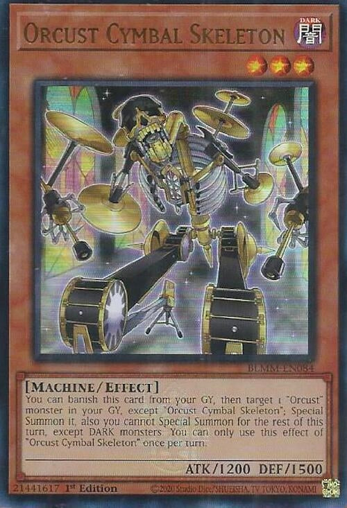 Image for Orcust Cymbal Skeleton (BLMM-EN084) (BLMM) - YuGiOh