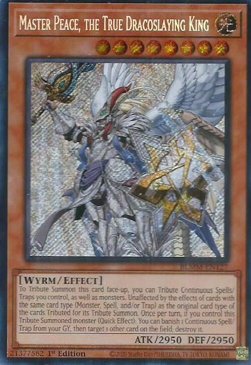 Image for Master Peace, the True Dracoslaying King (BLMM-EN127) (BLMM) - YuGiOh