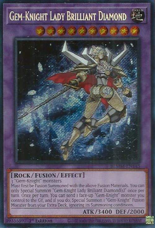 Image for Gem-Knight Lady Brilliant Diamond (BLMM-EN145) (BLMM) - YuGiOh