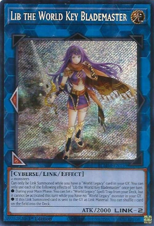 Image for Lib the World Key Blademaster (BLMM-EN159) (BLMM) - YuGiOh