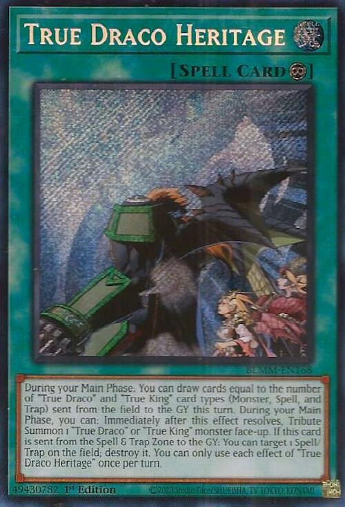 Image for True Draco Heritage (BLMM-EN168) (BLMM) - YuGiOh