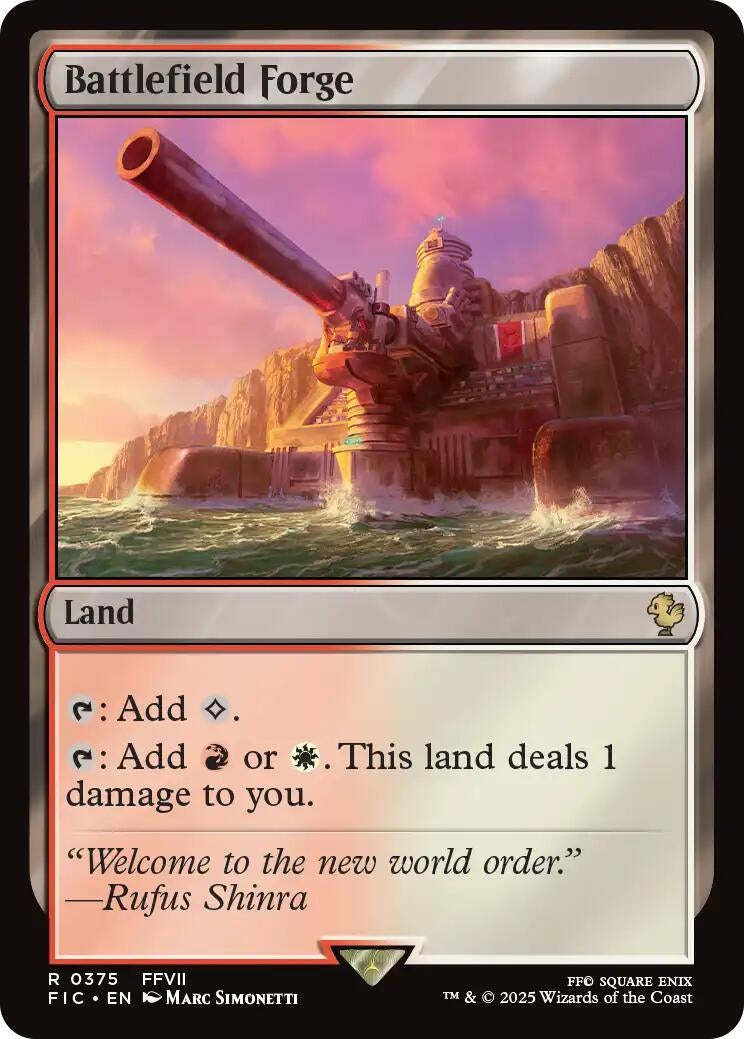 Image for Battlefield Forge (Surge Foil) (375) (FINAL FANTASY) - Magic: The Gathering