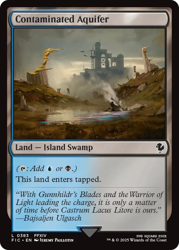 Image for Contaminated Aquifer (Surge Foil) (383) (FINAL FANTASY) - Magic: The Gathering