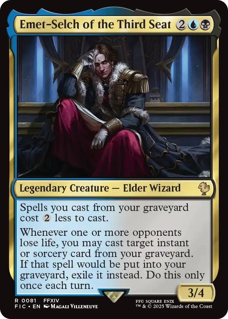 Image for Emet-Selch of the Third Seat (Surge Foil) (81) (FINAL FANTASY) - Magic: The Gathering