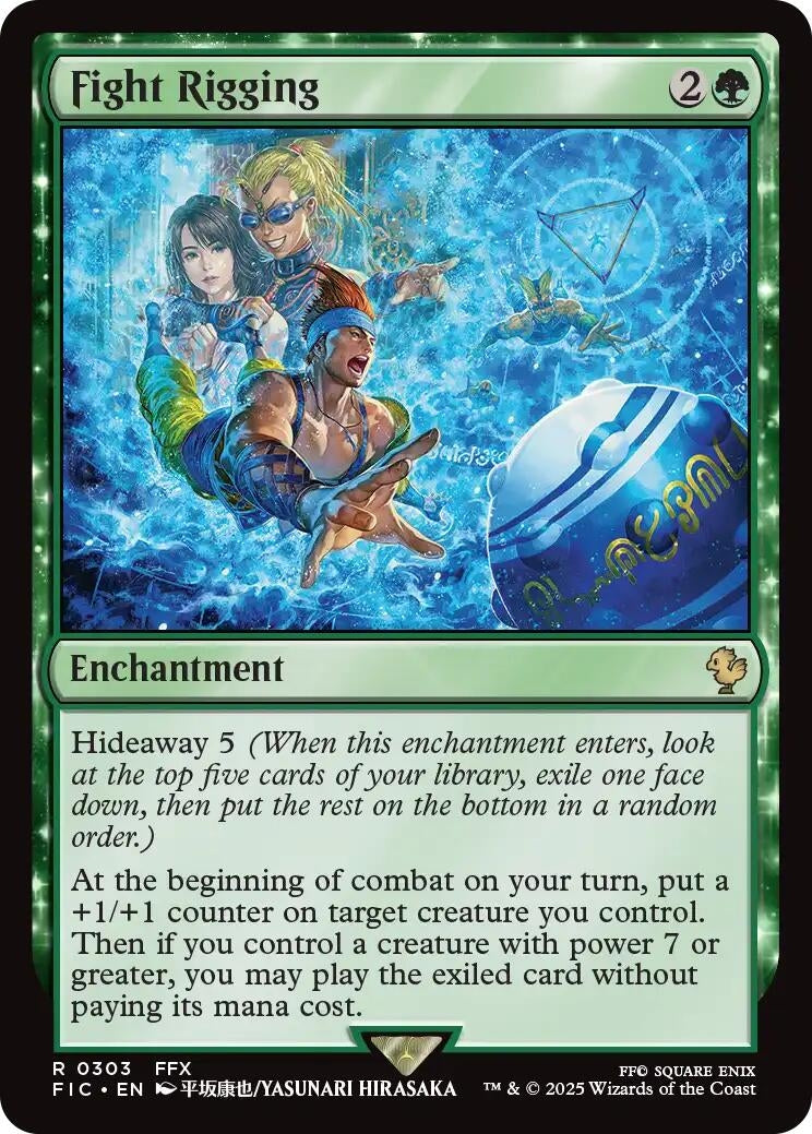 Image for Fight Rigging (Surge Foil) (303) (FINAL FANTASY) - Magic: The Gathering
