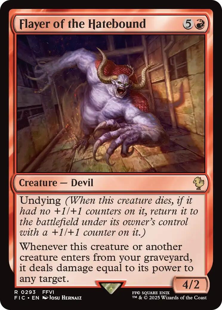 Image for Flayer of the Hatebound (Surge Foil) (293) (FINAL FANTASY) - Magic: The Gathering