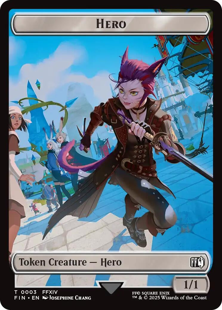 Image for Hero (0003) // Food Double-Sided Token (3 // 22) (FINAL FANTASY) - Magic: The Gathering