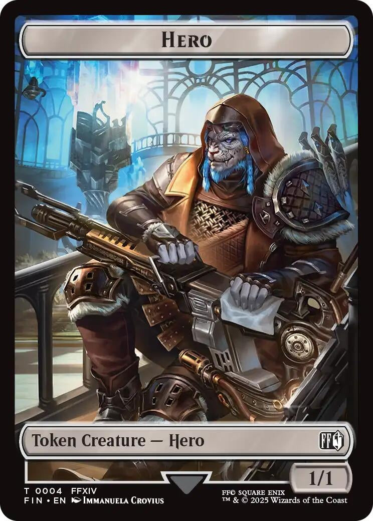 Image for Hero (0004) // Food Double-Sided Token (4 // 22) (FINAL FANTASY) - Magic: The Gathering