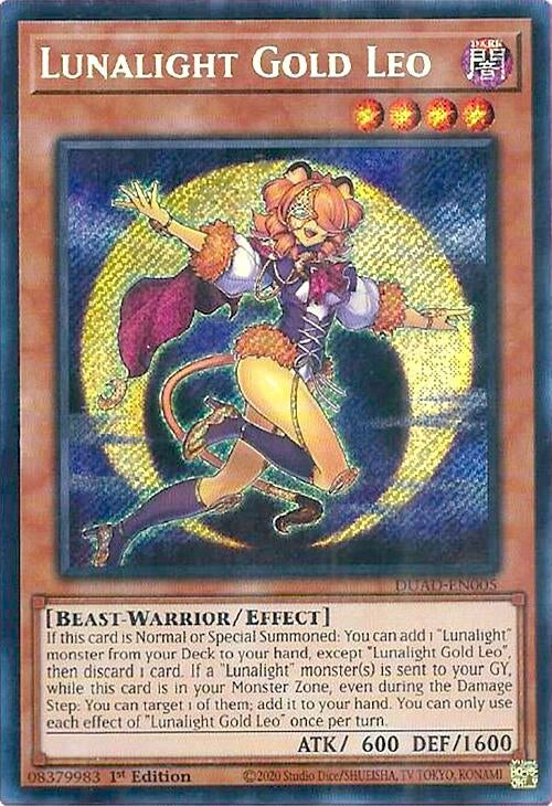 Image for Lunalight Gold Leo (DUAD-EN005) (DUAD) - YuGiOh
