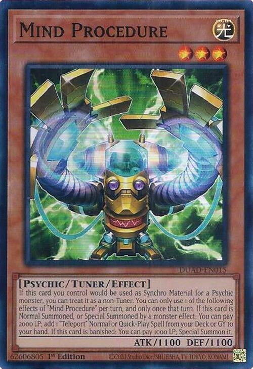 Image for Mind Procedure (DUAD-EN015) (DUAD) - YuGiOh