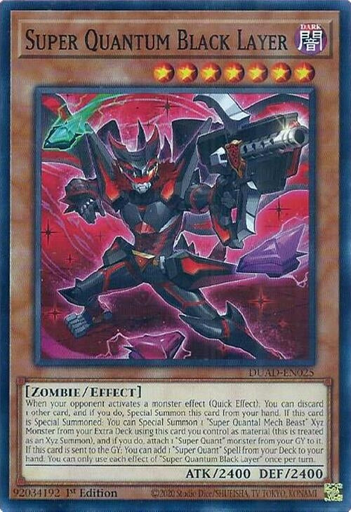 Image for Super Quantum Black Layer (DUAD-EN025) (DUAD) - YuGiOh