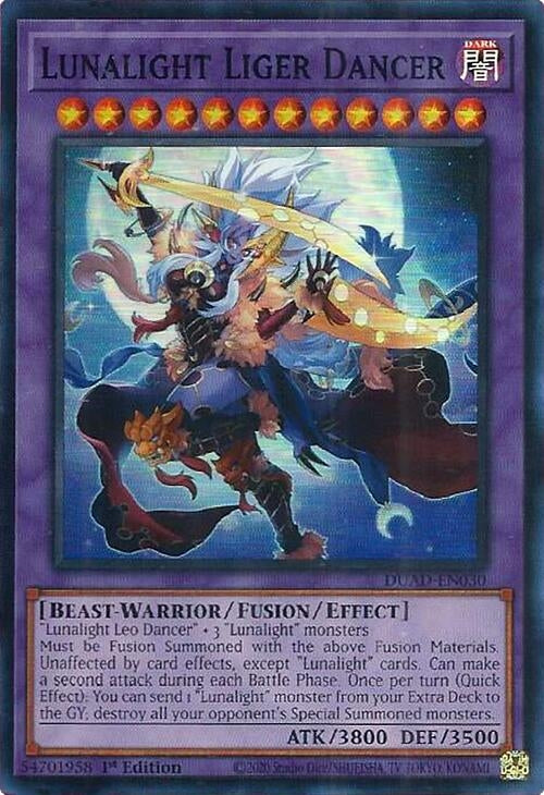 Image for Lunalight Liger Dancer (DUAD-EN030) (DUAD) - YuGiOh