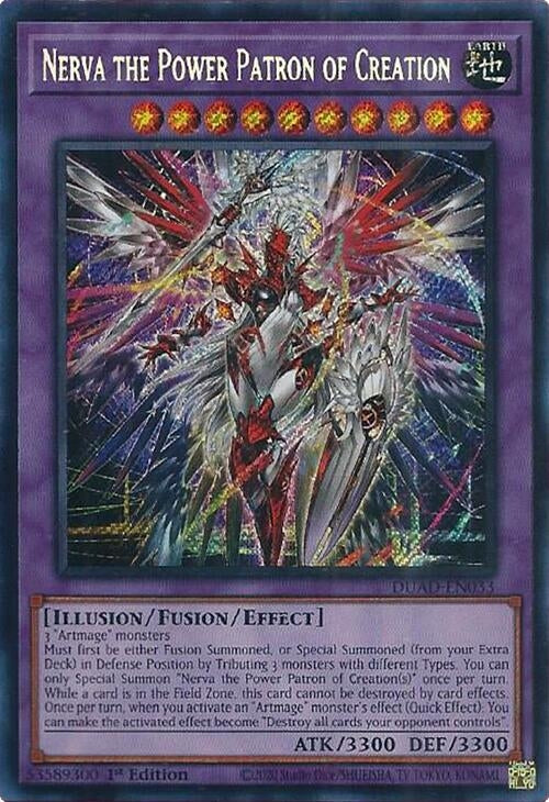 Image for Nerva the Power Patron of Creation (DUAD-EN033) (DUAD) - YuGiOh
