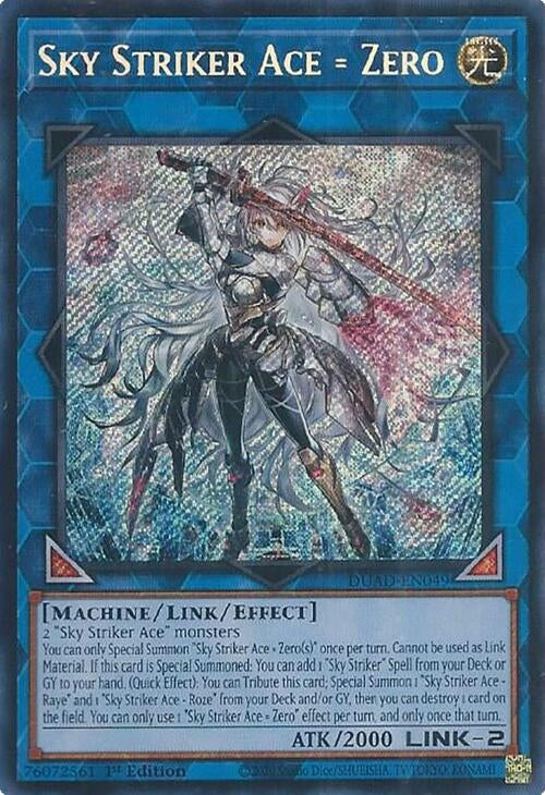 Image for Sky Striker Ace = Zero (DUAD-EN049) (DUAD) - YuGiOh