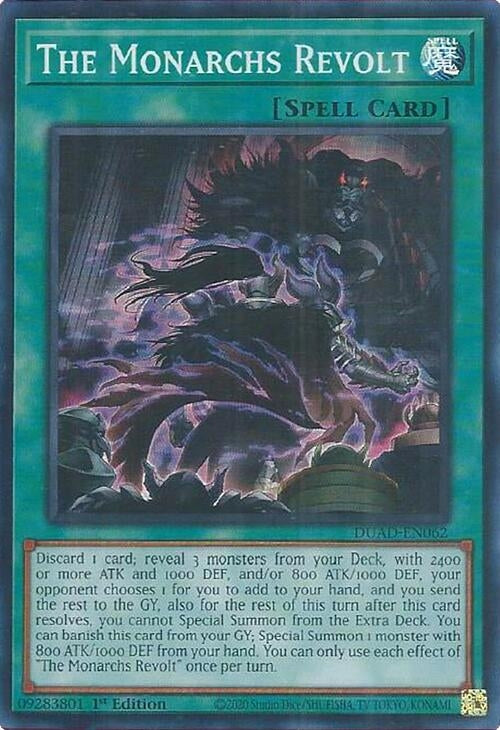 Image for The Monarchs Revolt (DUAD-EN062) (DUAD) - YuGiOh
