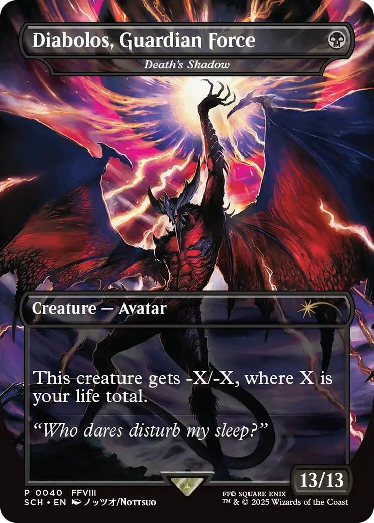Image for Diabolos, Guardian Force - Death's Shadow (40) (Game Day & Store Championship Promos) - Magic: The Gathering