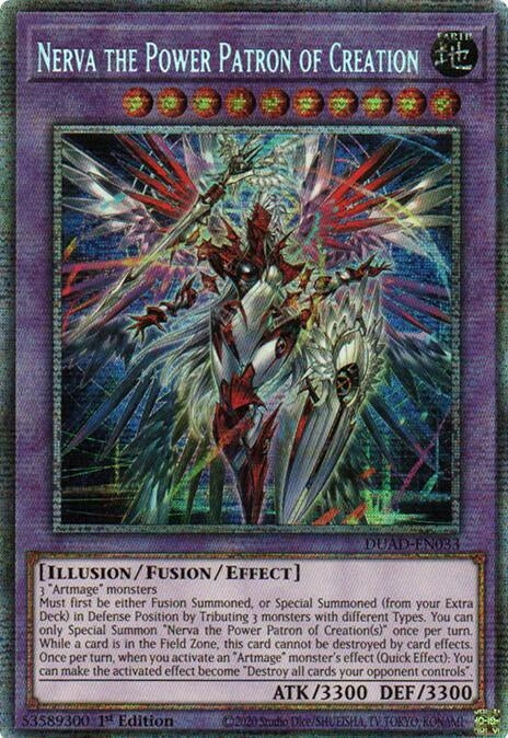Image for Nerva the Power Patron of Creation (Starlight Rare) (DUAD-EN033) (DUAD) - YuGiOh