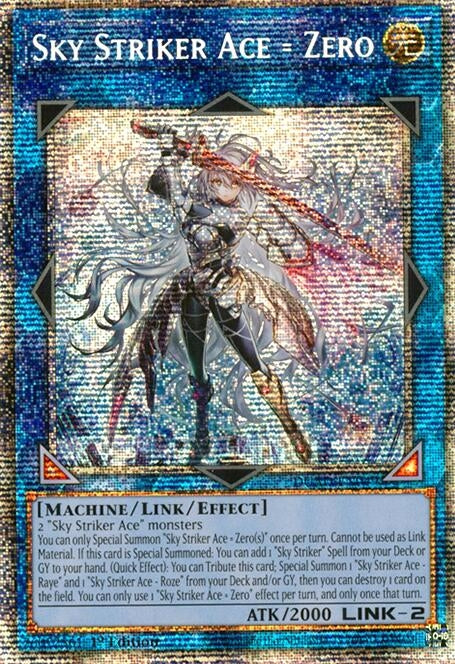 Image for Sky Striker Ace = Zero (Starlight Rare) (DUAD-EN049) (DUAD) - YuGiOh