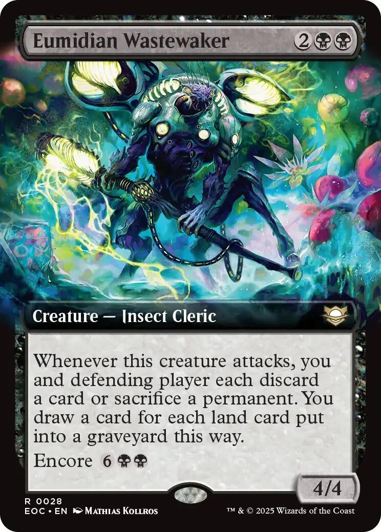 Image for Eumidian Wastewaker (Extended Art) (28) (Edge of Eternities) - Magic: The Gathering