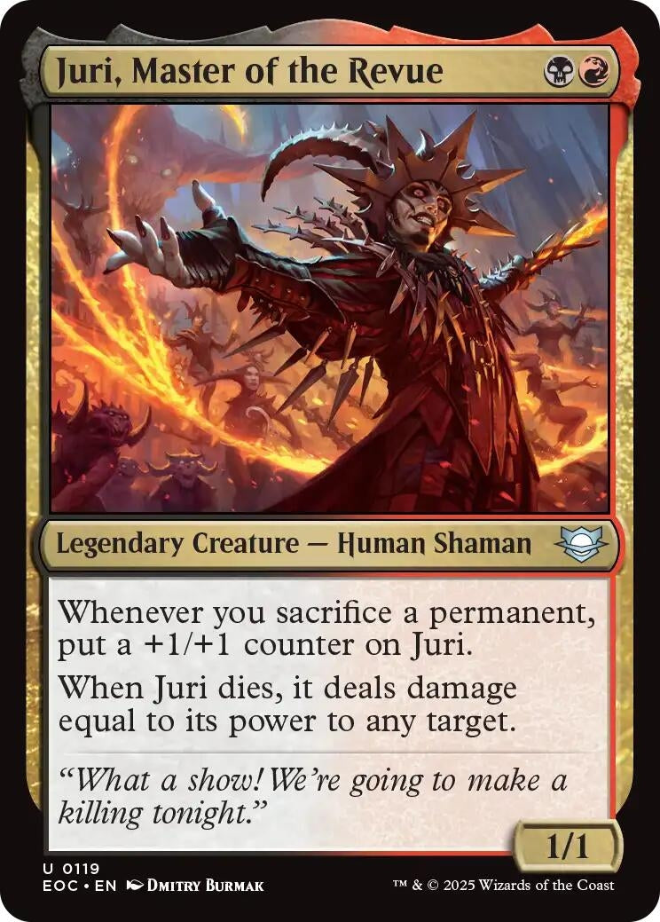 Image for Juri, Master of the Revue (119) (Edge of Eternities) - Magic: The Gathering