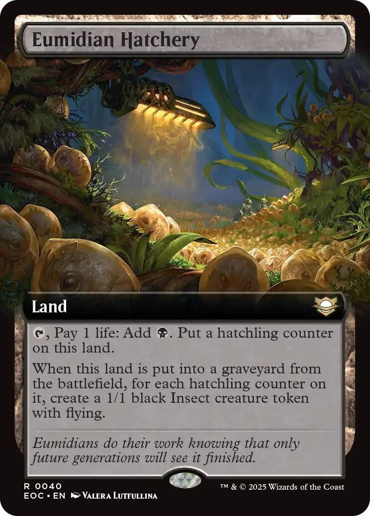 Image for Eumidian Hatchery (Extended Art) (40) (Edge of Eternities) - Magic: The Gathering