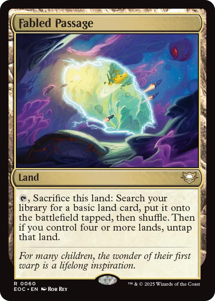 Image for Fabled Passage (60) (Edge of Eternities) - Magic: The Gathering