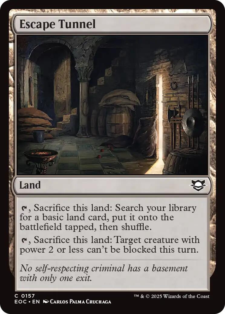 Image for Escape Tunnel (157) (Edge of Eternities) - Magic: The Gathering