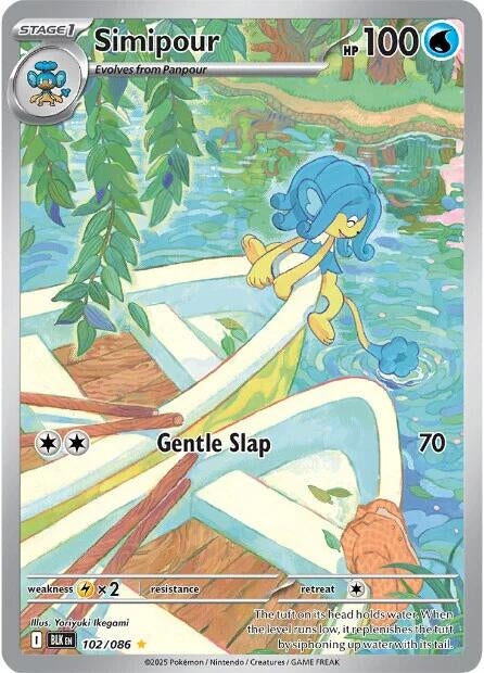 Image for Simipour (102/086) (BLK) - Pokemon