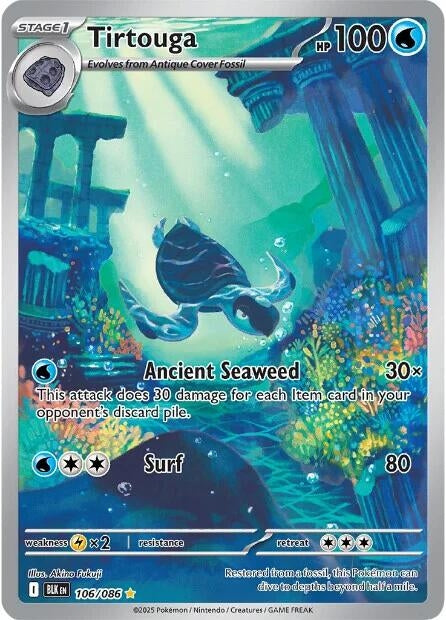 Image for Tirtouga (106/086) (BLK) - Pokemon