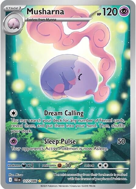 Image for Musharna (117/086) (BLK) - Pokemon