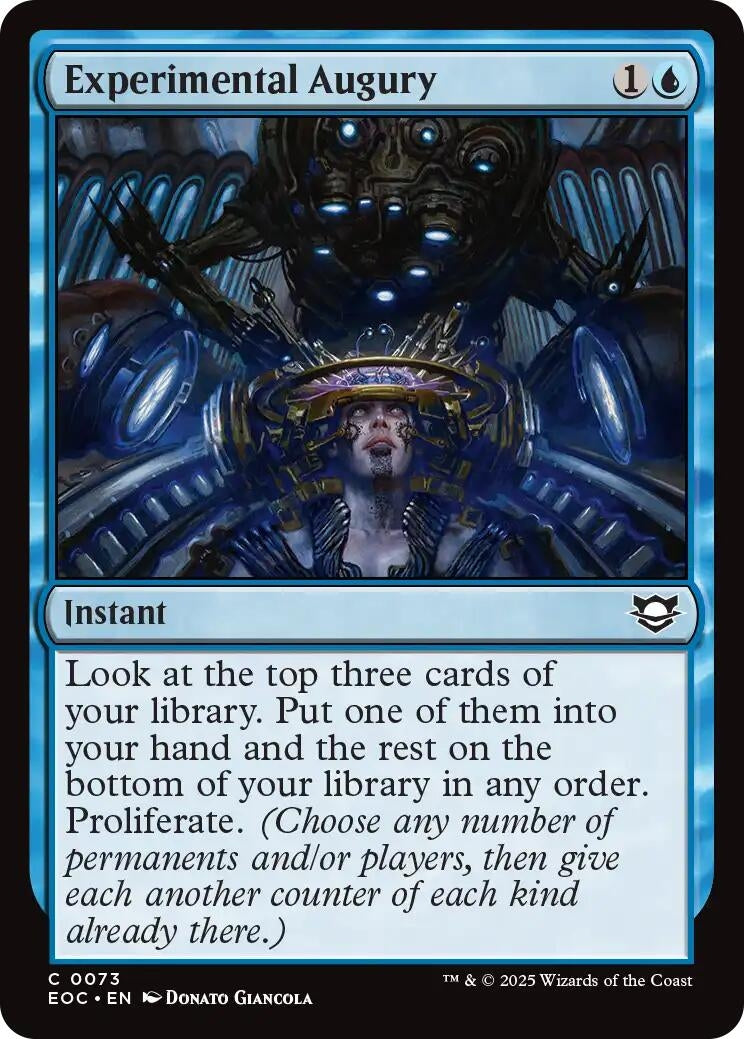 Image for Experimental Augury (73) (Edge of Eternities) - Magic: The Gathering