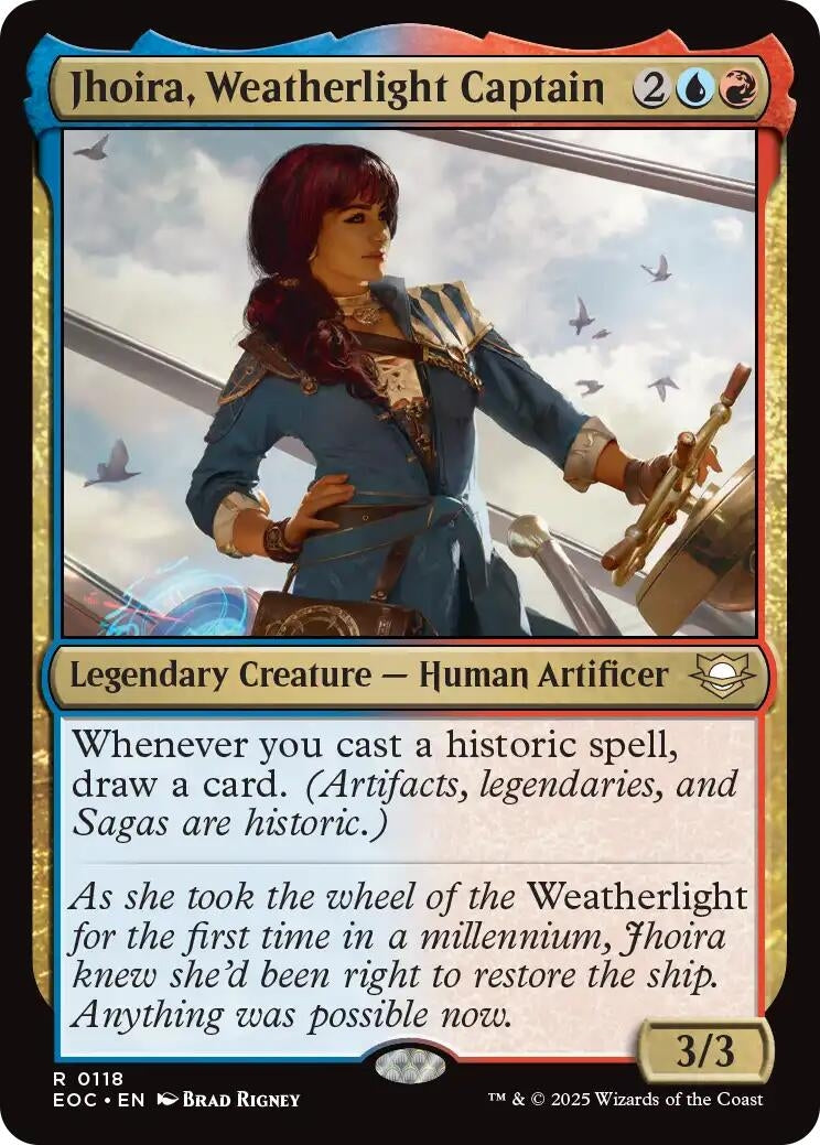 Image for Jhoira, Weatherlight Captain (118) (Edge of Eternities) - Magic: The Gathering