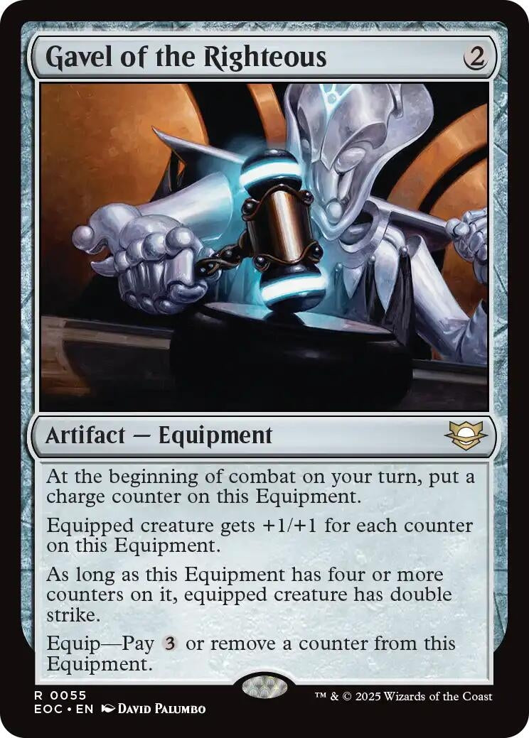 Image for Gavel of the Righteous (55) (Edge of Eternities) - Magic: The Gathering